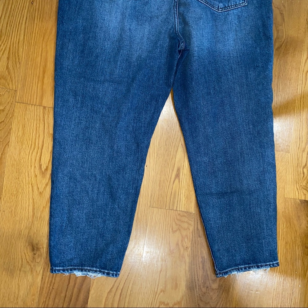 NWT Madewell Mom Jean High rise straight Denim Jeans 34 Downey Wash AG375 - Picture 6 of 16